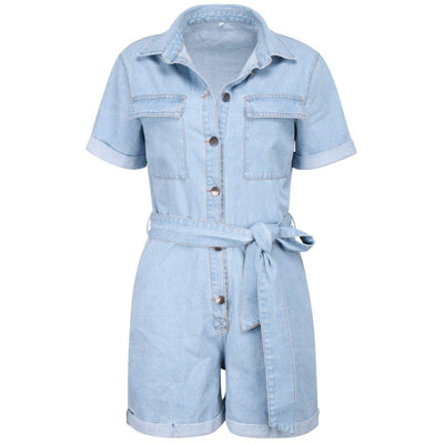 Women's Denim Jumpsuit