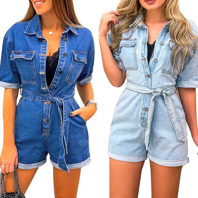 Women's Denim Jumpsuit