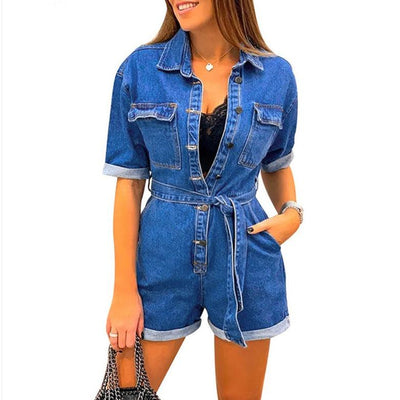 Women's Denim Jumpsuit