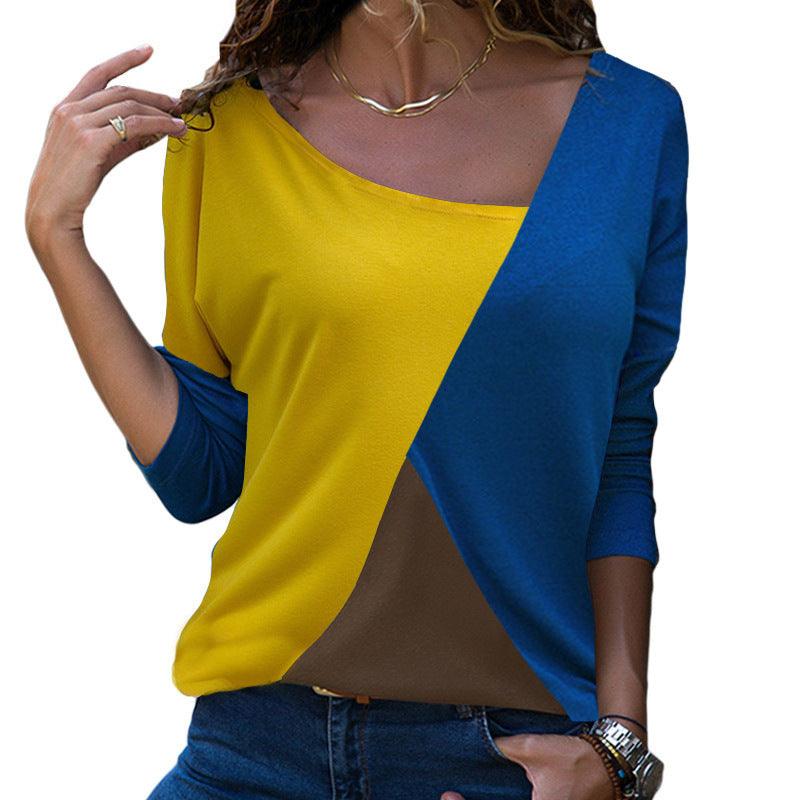 GEOMETRIC COLOURBLOCK TOP