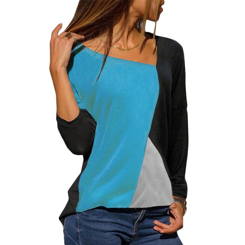 GEOMETRIC COLOURBLOCK TOP