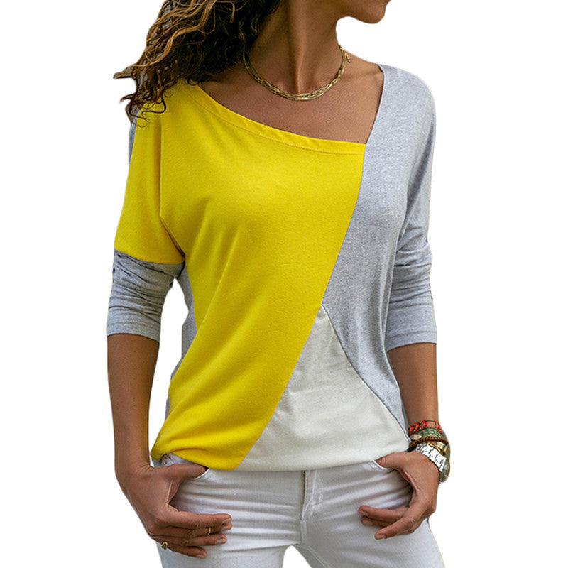 GEOMETRIC COLOURBLOCK TOP