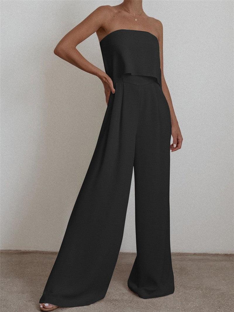 Two-piece Trousers And Tube Top