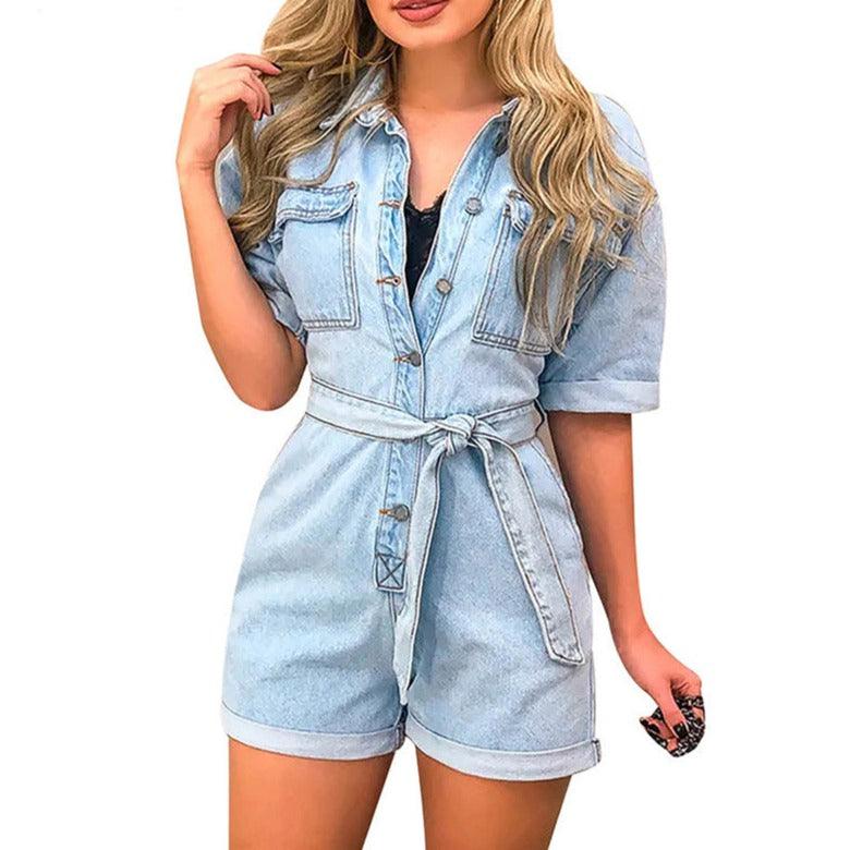 Women's Denim Jumpsuit