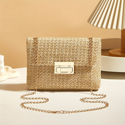 Elegant Women's Crossbody Bag - Chain Strap for Occasions & Banquets