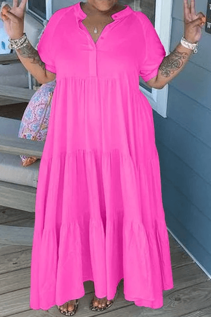 ACEWONDERS™ Tiered Midi Dress