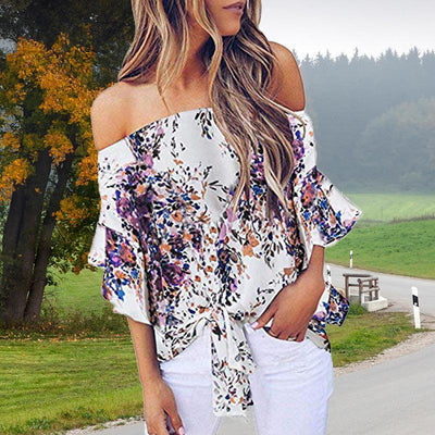 Strapless Tube Top Chiffon Shirt