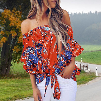 Strapless Tube Top Chiffon Shirt