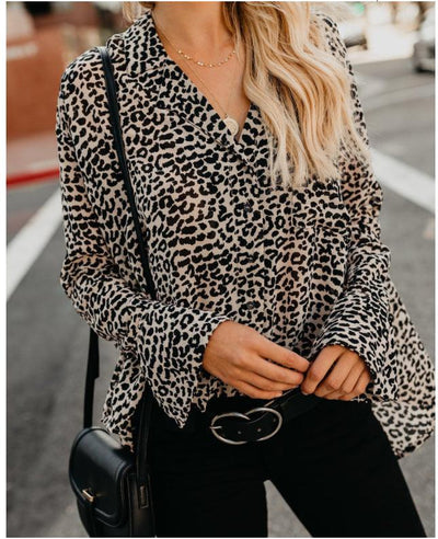 Women's Leopard Print Shirt