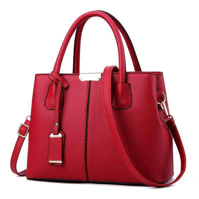 1pc Fashionable Large Tote - PU Leather, Versatile Shoulder & Crossbody Bag