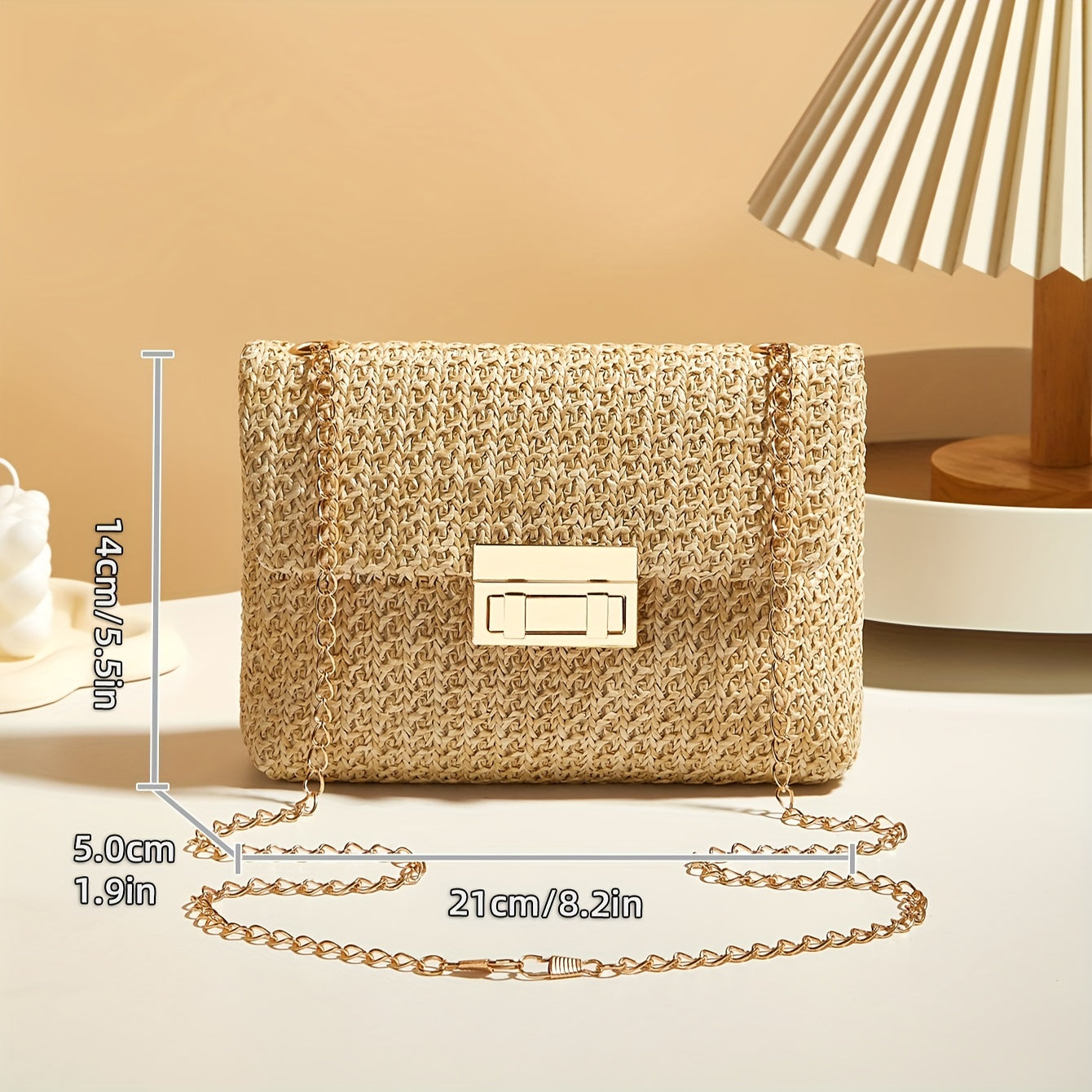 Elegant Women's Crossbody Bag - Chain Strap for Occasions & Banquets