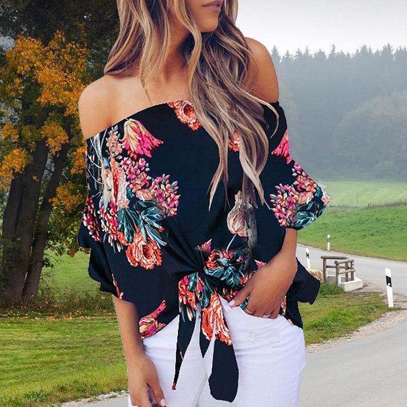 Strapless Tube Top Chiffon Shirt