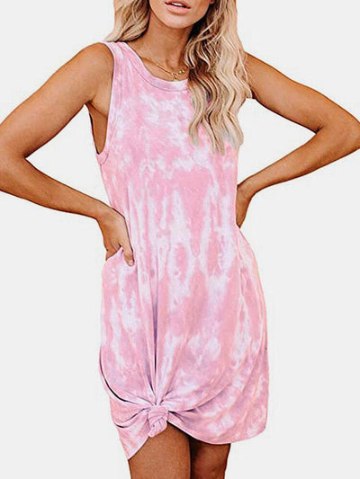 Women's Tie-Dye Sleeveless Casual Sundress