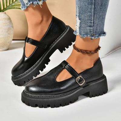 Casey Buckled Platform Shoe