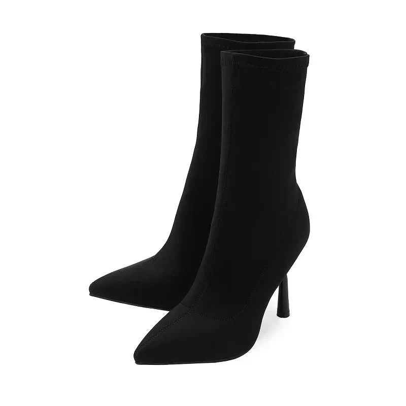 Nylon Stiletto Boot