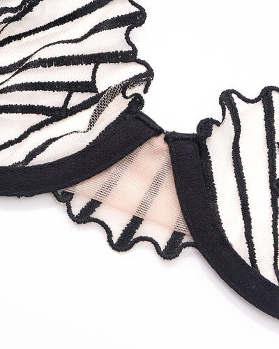 Thin Embroidered Bra