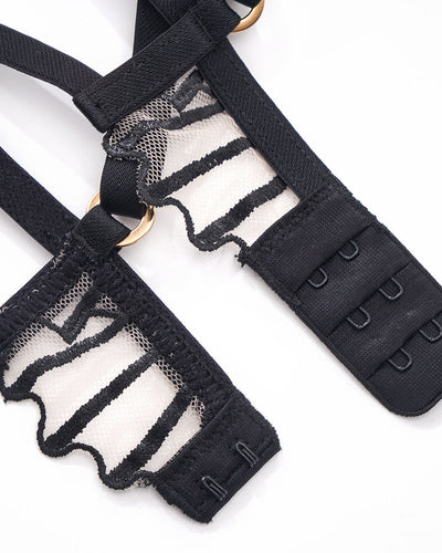 Thin Embroidered Bra