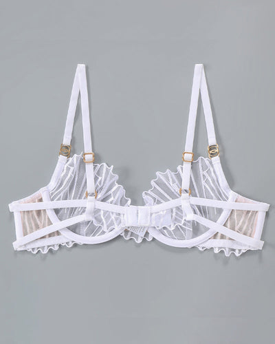 Thin Embroidered Bra