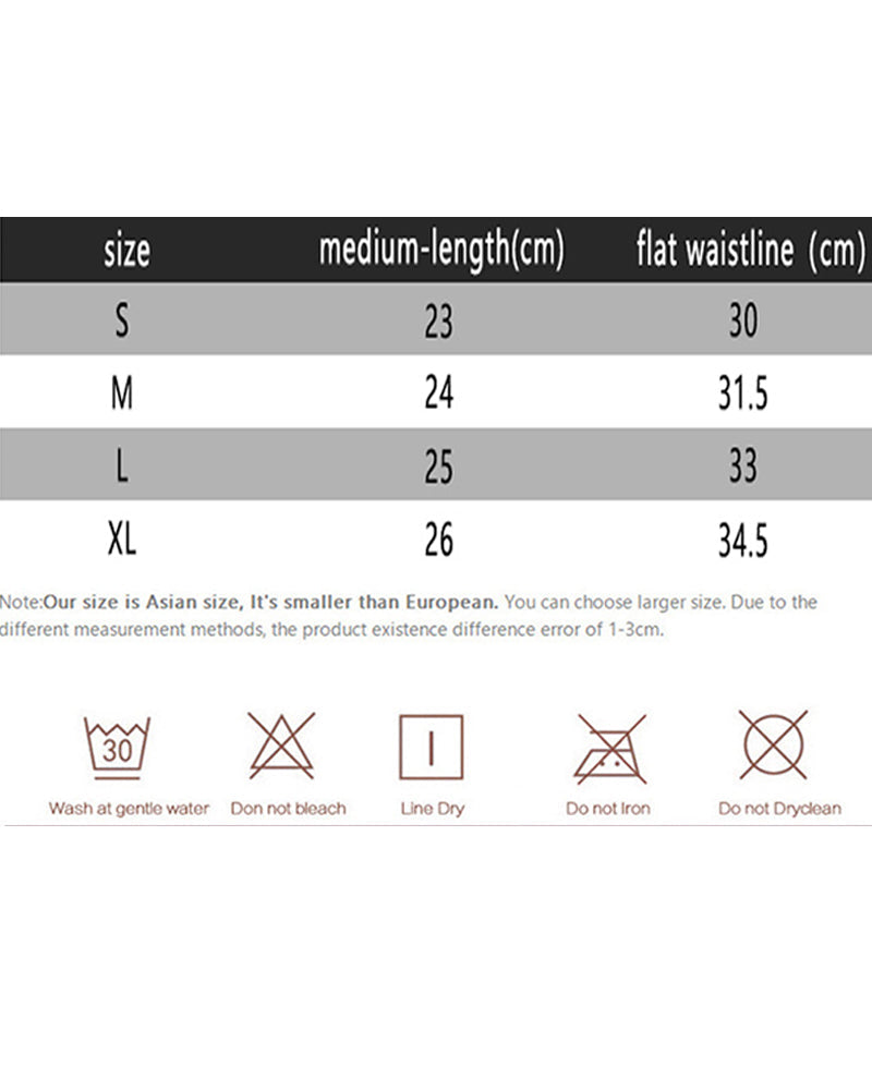 Lace print stripes Panties