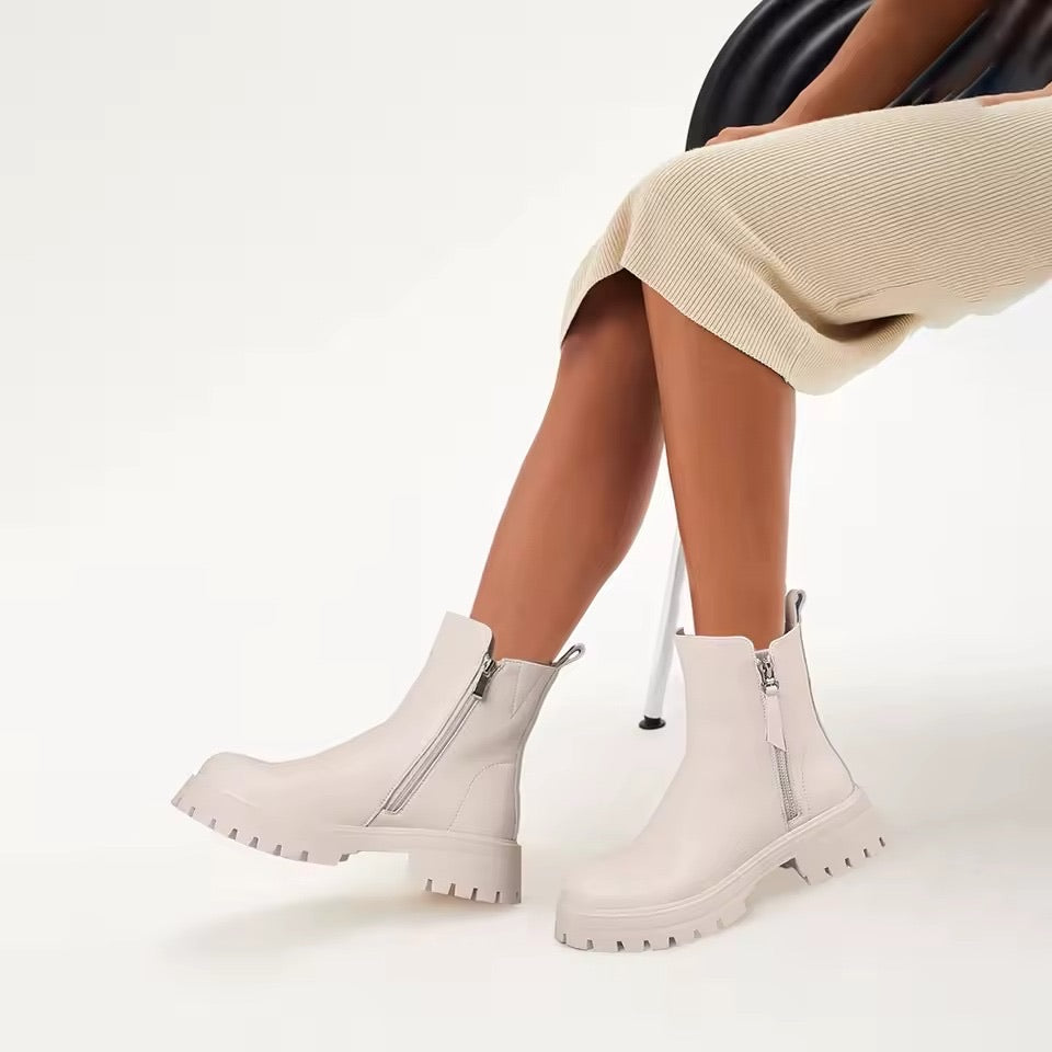 Tyla Sherpa Lined Ankle Boots