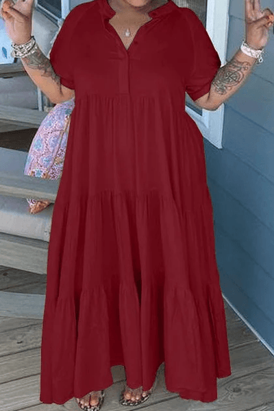 ACEWONDERS™ Tiered Midi Dress