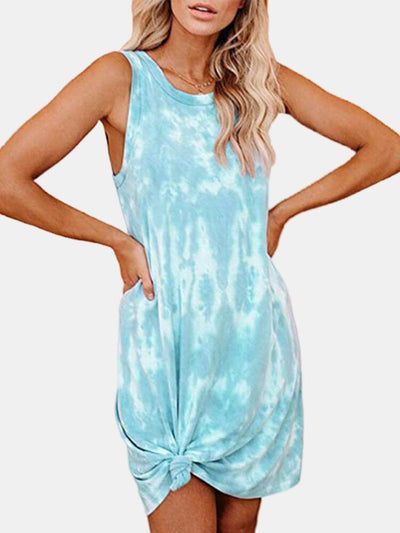 Women's Tie-Dye Sleeveless Casual Sundress