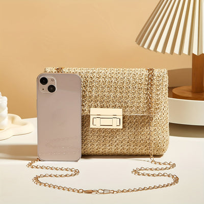 Elegant Women's Crossbody Bag - Chain Strap for Occasions & Banquets