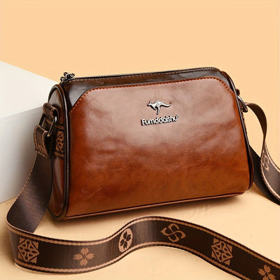 Fashion Solid Color Crossbody Bag - Trendy Shoulder Handbag