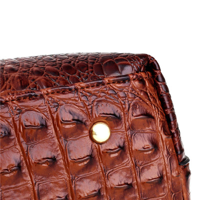 Ella™ - Elegant Handmade Leather Croco Bag